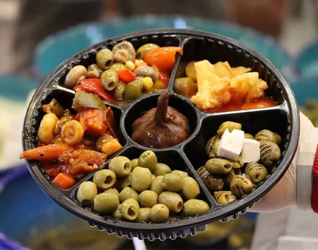 تصویر 3 از قیمت سینی مزه خوری پلاستیکی + خرید باور نکردنی